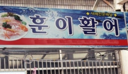 통영 청정 별미를 만나다 통영 중앙시장 맛집 훈이활어