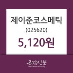 제이준코스메틱주가, 14일 0.79%변동폭 보여