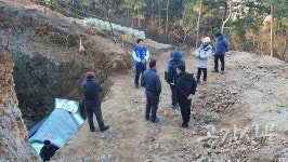 주철현 한전, 영취산 고압송전탑 건설공사 중지해야