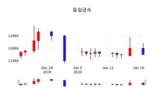 동일금속, 21일 0.85%변동