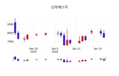 신라에스지, 22일 2.45%변화