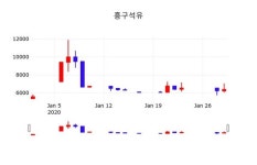 흥구석유(024060), 30일 3.76%변동