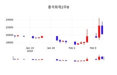 흥국화재2우B주가(000547), 13일 0.74%변동