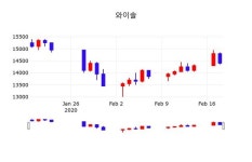와이솔주가, 19일 -1.39%변화