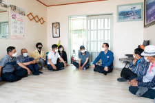 장세용 구미시장, 경로당 운영재개 현장 방문