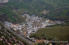 침수피해입은 구룡마을...89명 구호소로 대피