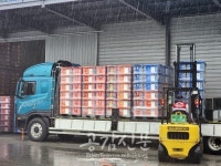 희망브리지, 19일간 구호 물품 42만8000여점 지원‧빨랫감 6.3t 세탁‧4000인분 식사 제공…현장 복구에 총력 구슬땀