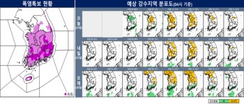 [오늘날씨] 전국적으로 돌풍과 천둥·번개 동반한 비... 무더위 계속