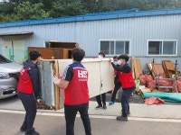 HS화성 자원봉사단, 대구 달성군서 주거 취약 세대 집수리 봉사