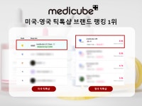 에이피알, 메디큐브 미국∙영국 틱톡샵 랭킹 1위 동시 석권
