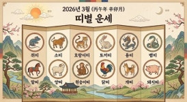 [윤오의 생활 속 인문명리] 2026년 3월 운세 | 병오년(丙午年) 신묘월(辛卯月) 흐름 읽기