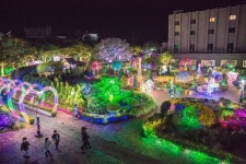 가을밤, 허브동산에서 즐기는 별빛 축제 / 제주 허브동산, 사탕 나눔 행사 진행