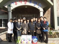 농협 연북로지점, 주사랑요양원 봉사활동