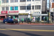 용담1동, 버스승차대 환경정비