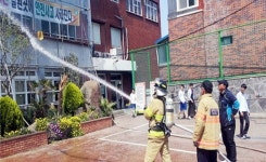 삼도119센터, 제주중서 소방훈련.소소심교육 실시