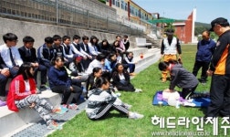 제주소방서 항만119센터, 추자중서 소방안전교육 실시