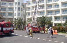 조천119센터, 대형숙박시설 대명리조트 소방훈련