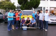 중문동 하원마을청년회, 방역활동 발대식 개최