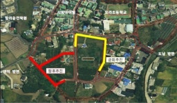 제주시 사평마을 도시계획도로 개설공사 추진