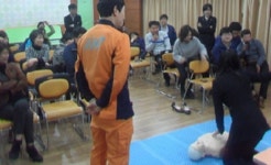 효돈119센터, 서귀포 장애인종합복지관 심폐소생술 교육