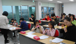 한수풀도서관,오카리나교실...작은 거위들의 행진