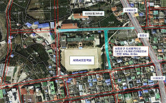서귀서초등학교 주변 도시계획도로 공사 착수...내년 완공