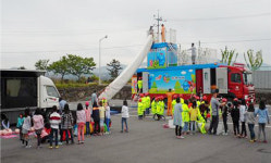 조천119센터, 조천초 이동안전체험 운영