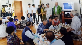 동홍동 산지천회, 지역노인 경로잔치 개최