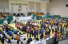 서귀포불교대학 한마음체육대회...회관건립 기금 전달