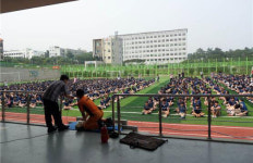 노형119센터, 노형중학교 소방훈련 실시