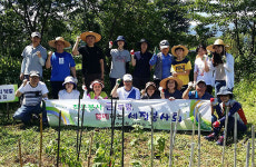 제주시청 세정봉사회, 가롤로의집 텃밭 정비 봉사활동