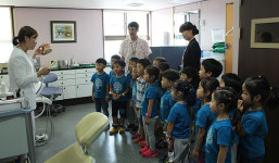 한국병원, 청사랑어린이집 병원 견학행사