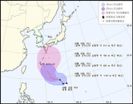 제21호 태풍 '두쥐안' 발생 북상...예상 이동경로는?