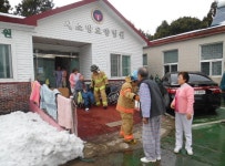 안덕119센터, 새소망요양병원 소방훈련 실시