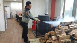 서귀포소방서, 중문요양원 소방훈련 전개