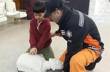 항만119센터, 영락유치원 소방안전교육 운영