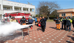 한경119센터, 저지리서 합동 소방훈련 실시