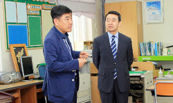 좌용택 서귀포시교육장, 휴교 중 마라분교 현장 점검