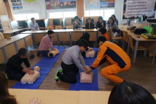 중문119센터, 중문중학교 교직원 CPR교육 실시