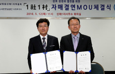 신례1리-국민연금공단 서귀포지사, 1사 1촌 협약