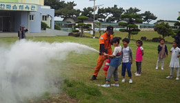 한림119센터, 귀덕초등학교 합동소방훈련 실시