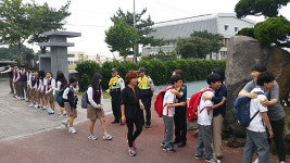 서부서, 애월중학교 허그데이-굿모닝 하이파이브 캠페인