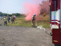 안덕면, 민방위 시범마을 산불진화훈련 실시