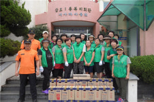 오라119센터삼도1동 부녀회 기초소방시설 보급