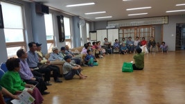 안덕면새마을부녀회, 대평리노인회 쓰레기 분리배출 교육