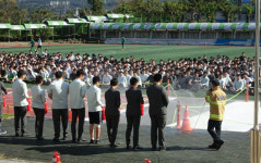 화북119센터, 대기고등학교 공공기관 합동소방훈련 실시