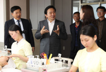 럭셔리뷰티하안지사 | 원희룡 지사 한국뷰티고 특강..."자체발광의 주도적 삶 살라"