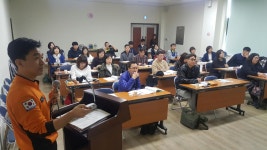 안덕119 센터,안덕청소년문화의집 소방안전교육 실시