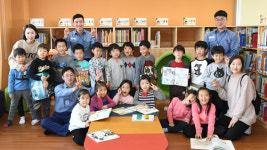 해군제주기지 작은도서관, 어린이 독서도우미 활동 진행