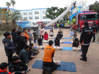 노형119센터, 도리초 소방안전 체험교육 진행